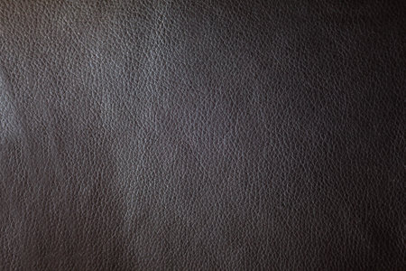 Black leather texture background.の写真素材