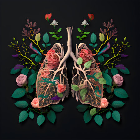 Contamination and pollution concept. Health and air quality. Spring and allergies.Ai generated.の素材