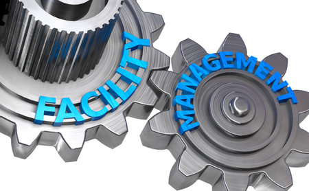 Continuous improvement and administrative resources with metal gear mechanism background.3d illustration.の写真素材