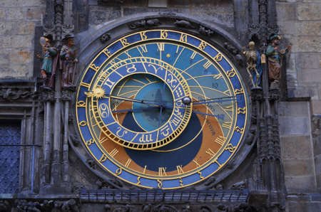Reloj astronomico de Pragaのeditorial素材