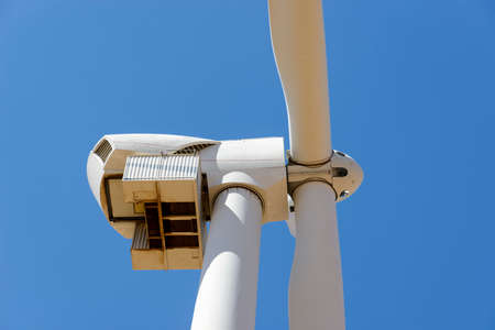 Wind turbine of 3.6 MWatt in Barrax Albacete Spainの写真素材
