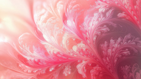 Pink flower with a lot of detail and sparkles. The flower is very pretty and has a lot of detail. AI generatedの素材