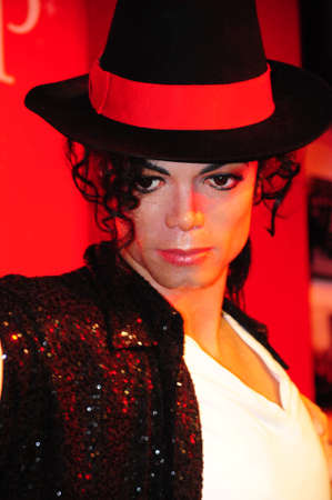 Michael Jackson - wax figure at Madame Tussauds in londonのeditorial素材