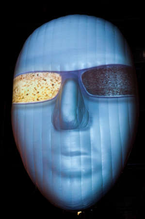 Lisbon, Cascais, Portugal - September 14, 2013 - projections of  Faces Of Cascais  at the event Lumina - Festival of Lightのeditorial素材