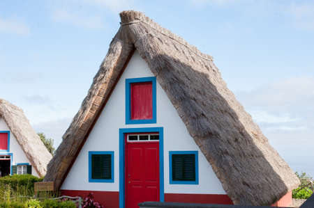 Traditional house Madeira Madeira Island Portugalの写真素材
