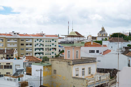 beautiful tavira in algarve portugalの写真素材
