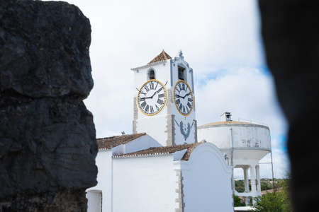 beautiful tavira in algarve portugalの写真素材
