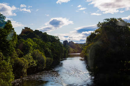 Scottish highlands, with great valleys and mountains, freshwater lakes and corners of mysteryの写真素材