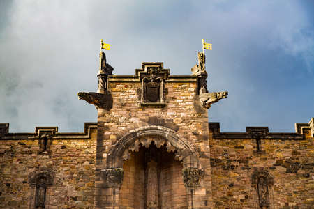 City of Edinburgh, the capital of Scotland, enchanted and inspiring city full of landmarks and landmarksのeditorial素材