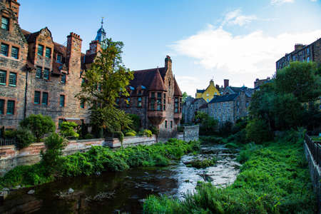 City of Edinburgh, the capital of Scotland, enchanted and inspiring city full of landmarks and landmarksのeditorial素材