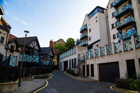 City of Edinburgh, the capital of Scotland, enchanted and inspiring city full of landmarks and landmarksのeditorial素材