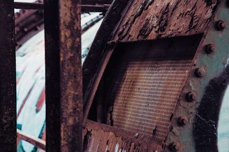 Long-abandoned sugar manufacturing and processing complex.の写真素材
