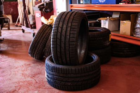 New car wheels, ready for use