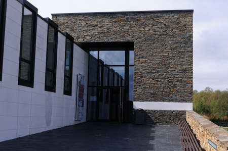 View in the Archaeological Museum  " Chao Samartin " GRANDAS DE SALIME Asturias SPAINのeditorial素材