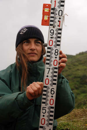 Archaeological excavation "  Roman road  La Mesa "   SOMIEDO   Asturias  SPAIN                                                               のeditorial素材