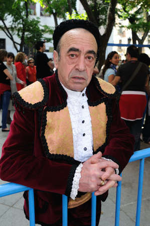 Madrid ,SPAIN- 1 May ,2010 .  Square 2 de  Mayo. のeditorial素材