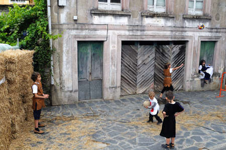 Vilalba , SPAIN- 9 JULY , 2011 -   " Medieval Festival " VILALBA.  Province of  Lugo.  Galiza . SPAIN  のeditorial素材