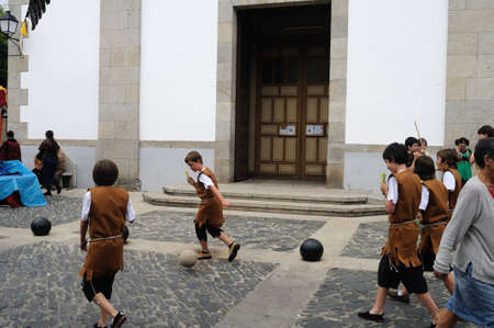  Vilalba , SPAIN- 9 JULY , 2011 -   " Medieval Festival " VILALBA.  Province of  Lugo.  Galiza . SPAIN  のeditorial素材