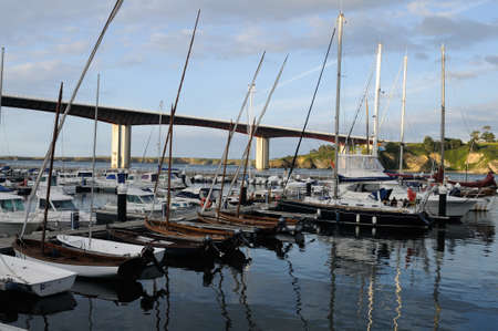 Port of  RIBADEO .  Province of  Lugo.  Galiza . SPAIN  Puerto de RIBADEO .  Provincia de Lugo.  Galicia . SPAIN    のeditorial素材
