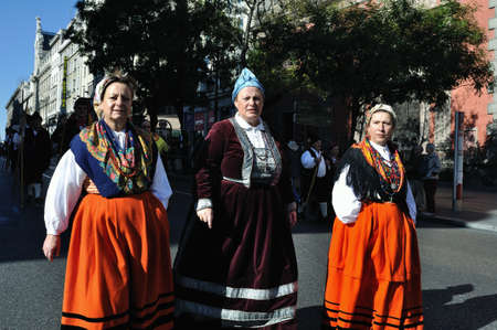 Madrid ,SPAIN- 30 October ,2011 " Fiesta de la Trashumancia  " Transhumance Festival . Madrid .SPAIN  のeditorial素材