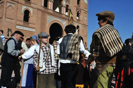  Madrid ,SPAIN- 30 October ,2011  Fiesta de la Trashumancia   Transhumance Festival . Madrid .SPAIN