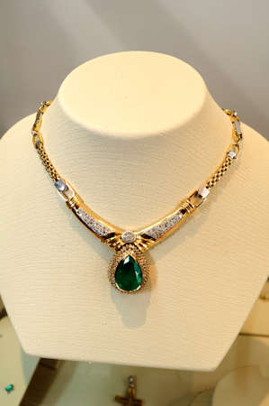 Necklace " Emerald Center " in  BOGOTA Department of Cundimarca COLOMBIAのeditorial素材
