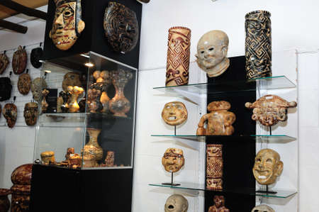   " Hombres de Barro -  La Casona del Museo "   in  BOGOTA .Department of Cundimarca. COLOMBIAのeditorial素材