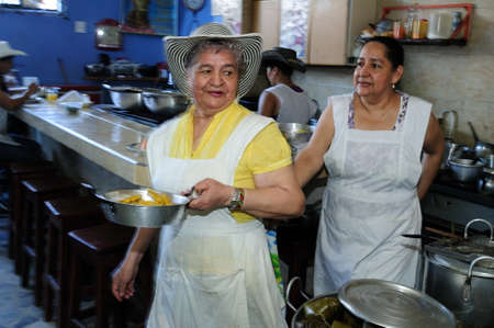  Restaurant " Donde  Ofelia  " in  NEIVA. Department of Huila. COLOMBIAのeditorial素材