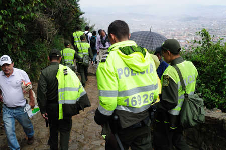  Cerro de Monserrate  ( 3152 m)  in  BOGOTA. Department of Cundimarca. COLOMBIA