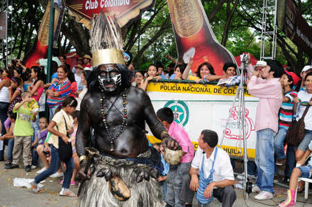   " Festival  folclorico del Bambuco " (  San Pedro y San Juan ) in  NEIVA. Department of Huila. COLOMBIAのeditorial素材