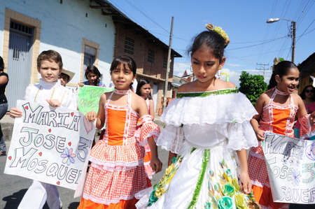  Sanjuanero Huilense Festival in RIVERA . Department of Huila. COLOMBIAのeditorial素材