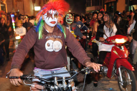  Halloween in San Agustin. Department of Huila. COLOMBIAのeditorial素材