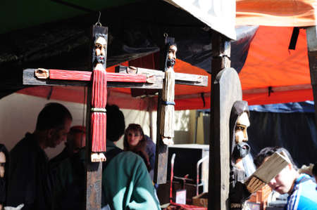   Mercado de las Pulgas - San Alejo  ;  Market in  BOGOTA. Department of Cundimarca .COLOMBIAのeditorial素材