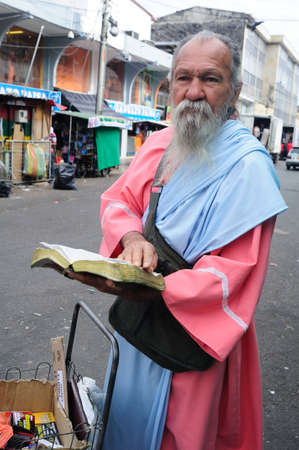 Preacher . Plaza Civica - Los Libertadores  in  NEIVA. Department of Huila. COLOMBIAのeditorial素材