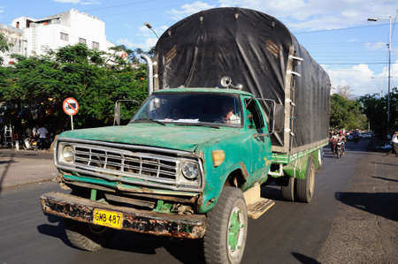 Ford Truck . Plaza Civica - Los Libertadores  in  NEIVA. Department of Huila. COLOMBIAのeditorial素材