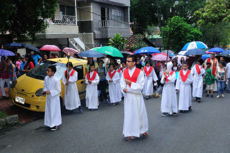 Via crucis - Easter in Buenos Aires district  MEDELLIN - Department of Antioquia. COLOMBIA

