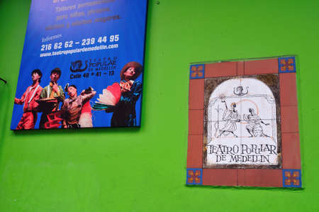  Popular Theater-Ayacucho street in MEDELLIN .Department of Antioquia. COLOMBIA
のeditorial素材