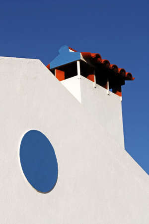 Typical Chimney of southern Portugalの写真素材