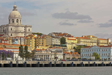 National Pantheon in Lisbon, Portugal seen from the Tagus River, Portugal