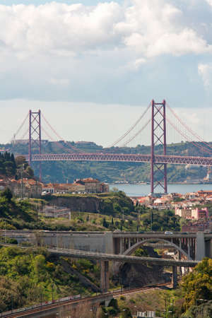 View of Brige in Lisboa, Portugal