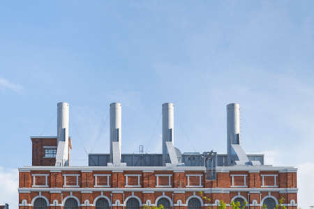 Old factory of electric lighting in Lisbon, Portugalのeditorial素材