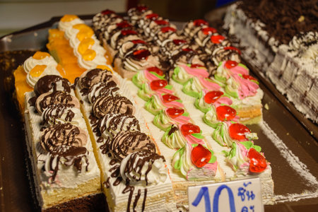 Artisan and typical food from Thailand exposed at local market and bazaarの写真素材