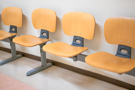 Chairs on Waiting room of Hospital or health center such as Dentistの写真素材