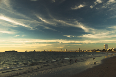 Mezatlan's beachの写真素材