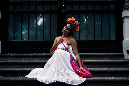 Photo of Catrina in day of the deadの写真素材