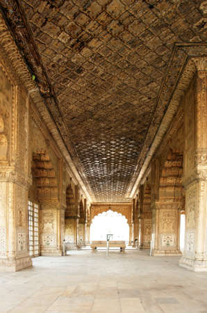 Diwan-i-Khas in the the Red Fort, Shahjahanabad (Old Delhi) also known as Lal Qil'ahのeditorial素材