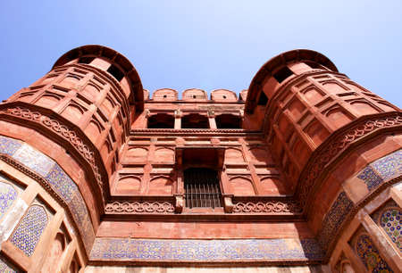 Outside Architecture of the Red Fort in Agra, India
のeditorial素材