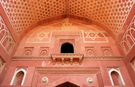Outside entry Architecture detail of the Red Fort in Agra, India
のeditorial素材