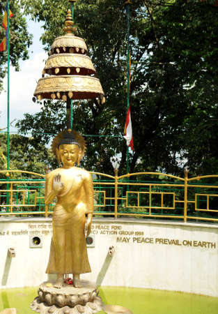 Swayambhunath stupa temple on the outskirts of Kathmandu, Nepal                        の写真素材