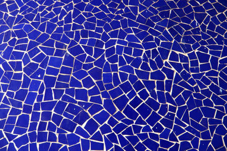 background made of an abstract pattern made with mosaic bits (Trencadis)                               の写真素材